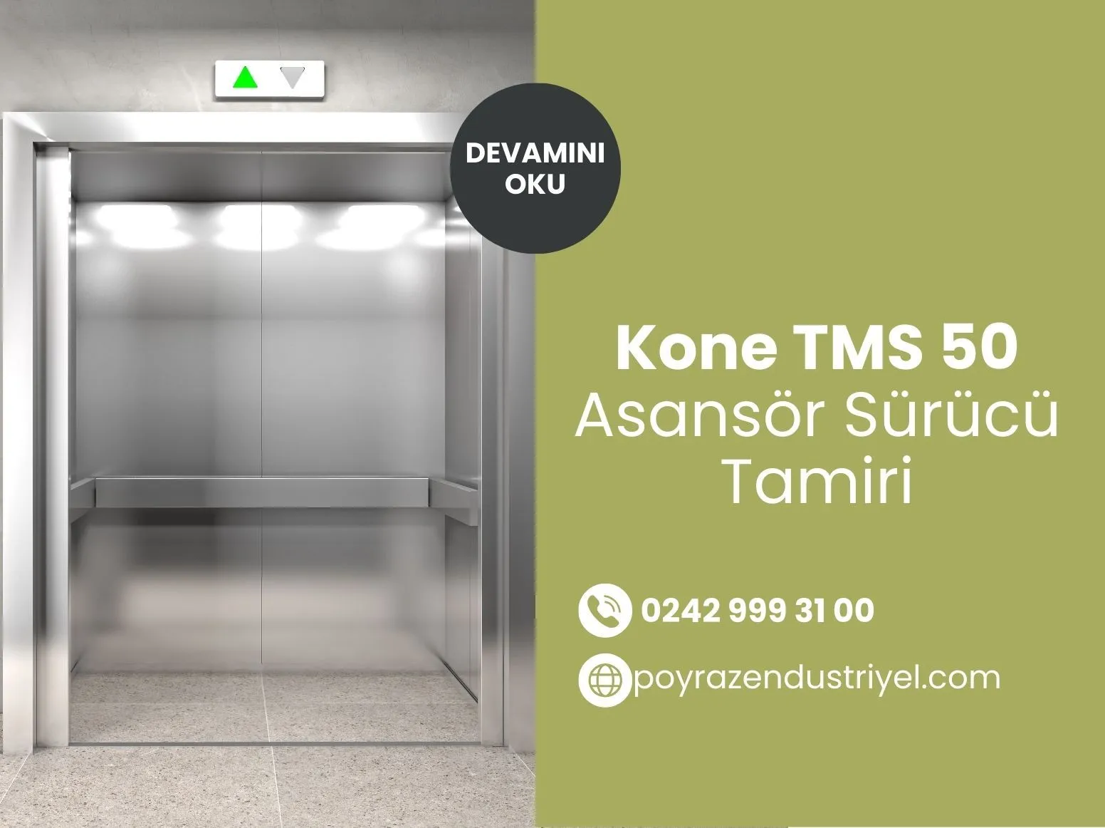Kone Tms50 Asansör Sürücü Tamiri